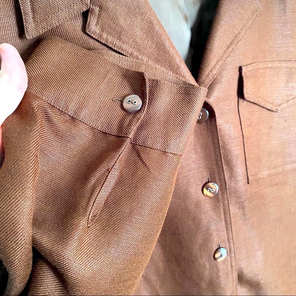 Emma James Brown Buttondown Blazer - Picture 5 of 8